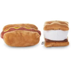 Better Together Hot Dog and S'More Magnetic Plush, 4"