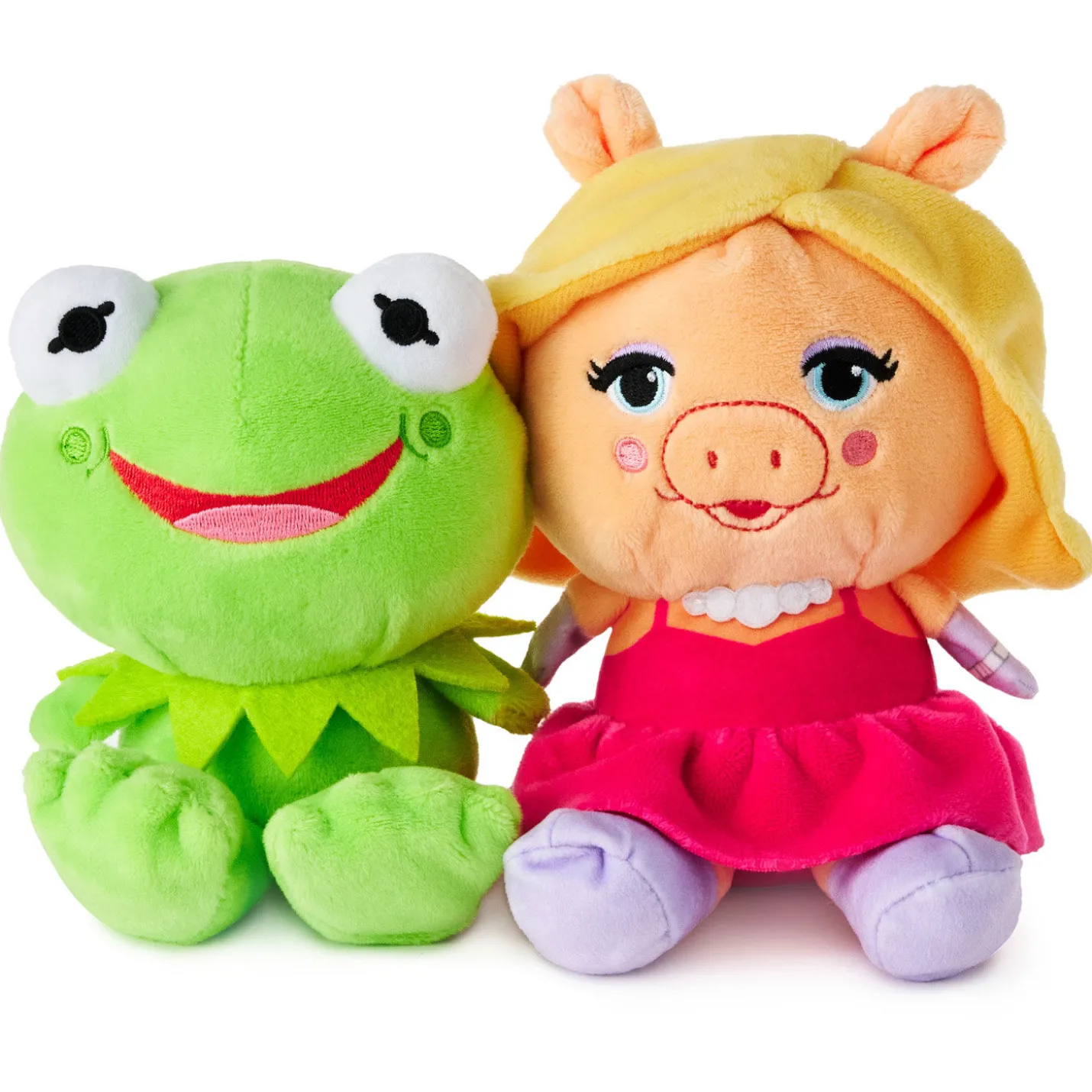 Better Together Muppets Kermit and Miss Piggy Magnetic Plush Pair
