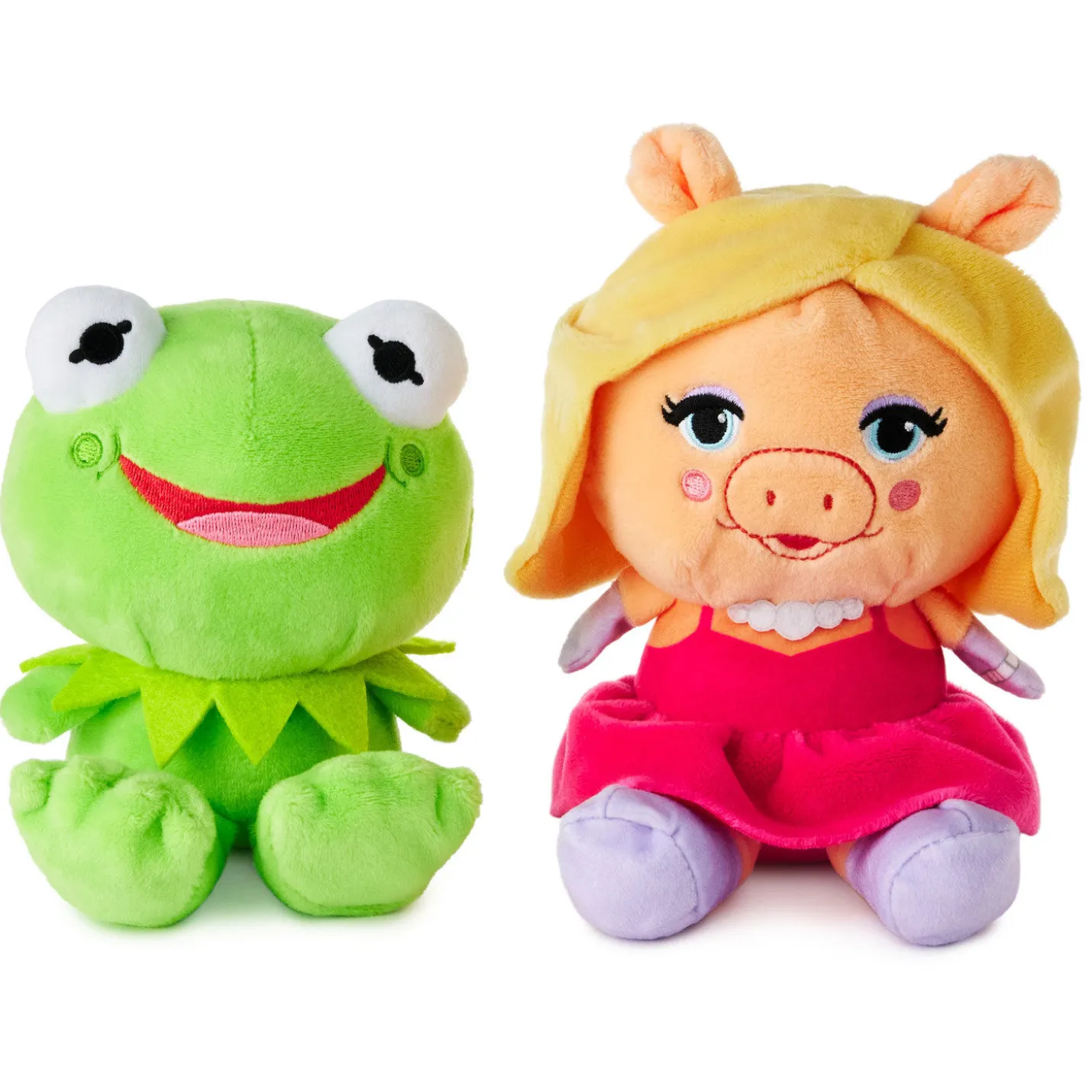 Better Together Muppets Kermit and Miss Piggy Magnetic Plush Pair