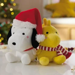 Better Together Peanuts® Holiday Snoopy and Woodstock Magnetic Plush, Set of 2