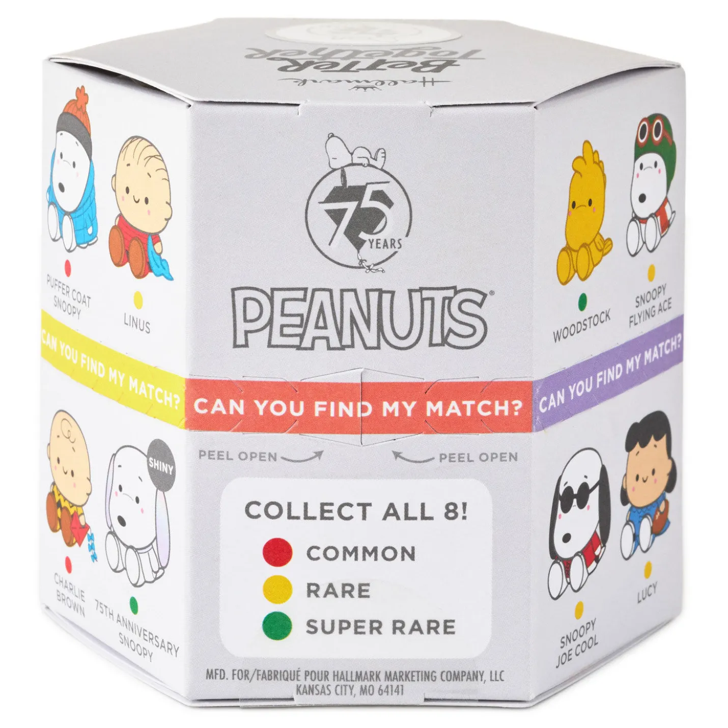 Better Together Peanuts® 75th Anniversary Mystery Box Mini Magnetic Plush