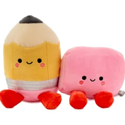 Better Together Pencil and Eraser Magnetic Plush Pair, 6"