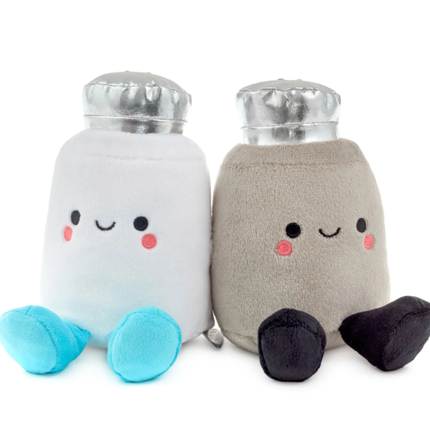 Better Together Salt and Pepper Magnetic Plush Pair, 5"