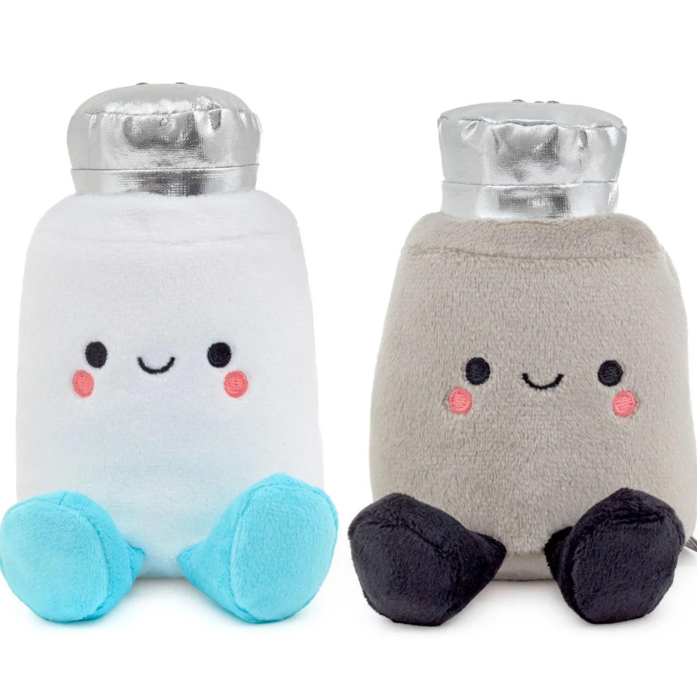 Better Together Salt and Pepper Magnetic Plush Pair, 5"