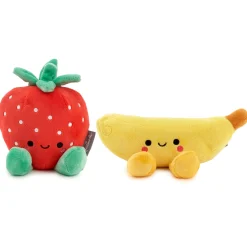 Better Together Strawberry and Banana Magnetic Plush Pair, 5.5"