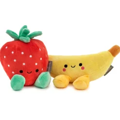 Better Together Strawberry and Banana Magnetic Plush Pair, 5.5