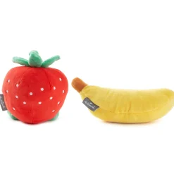 Better Together Strawberry and Banana Magnetic Plush Pair, 5.5