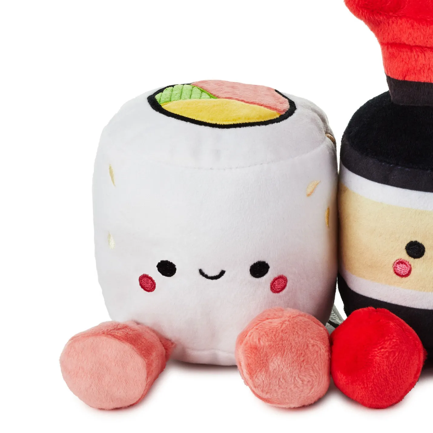 Better Together Sushi and Soy Sauce Magnetic Plush, 5.25"