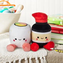Better Together Sushi and Soy Sauce Magnetic Plush, 5.25