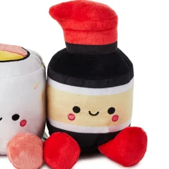 Better Together Sushi and Soy Sauce Magnetic Plush, 5.25