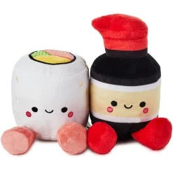 Better Together Sushi and Soy Sauce Magnetic Plush, 5.25