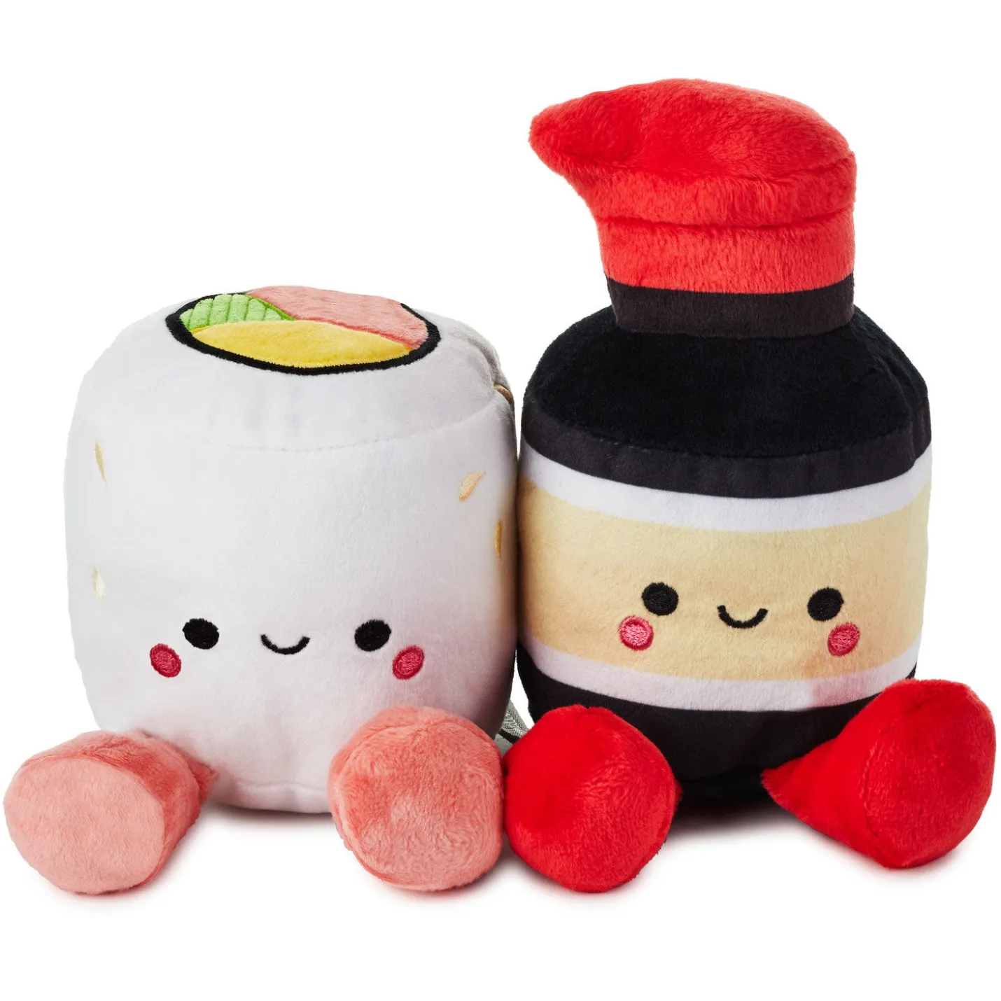 Better Together Sushi and Soy Sauce Magnetic Plush, 5.25"
