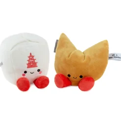Better Together Takeout Box and Fortune Cookie Magnetic Plush Pair, 5"