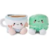 Better Together Teacup and Macaron Cookie Magnetic Plush Pair, 3.5"