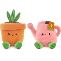 Better Together Watering Can and Plant Magnetic Plush Pair, 4.5