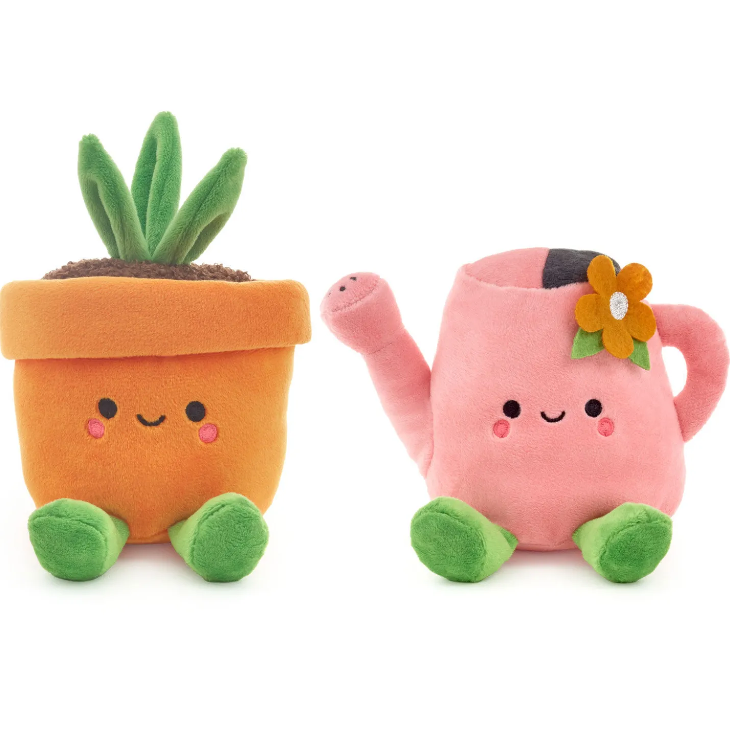Better Together Watering Can and Plant Magnetic Plush Pair, 4.5"