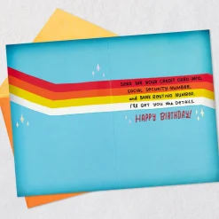 Beware of Internet Scams Funny 50th Birthday Card