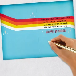 Beware of Internet Scams Funny 50th Birthday Card