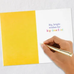 Big Bright Wishes Lettering Birthday Card