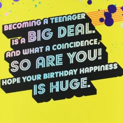 Big Deal 13th Birthday Card