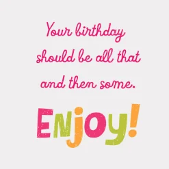 Big Helping of Deep-Down Joy Birthday Card