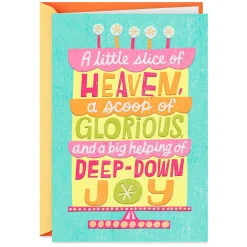 Big Helping of Deep-Down Joy Birthday Card