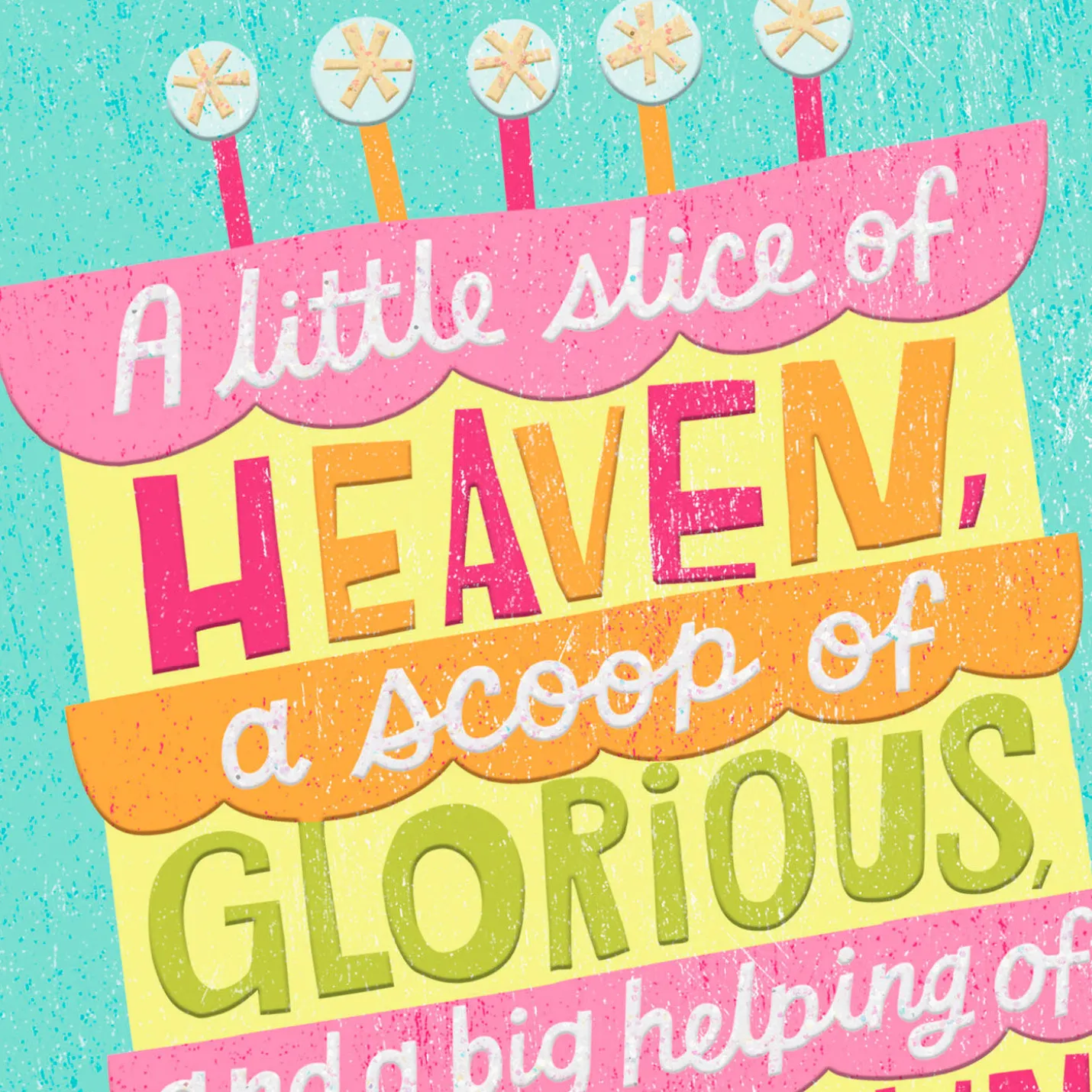 Big Helping of Deep-Down Joy Birthday Card