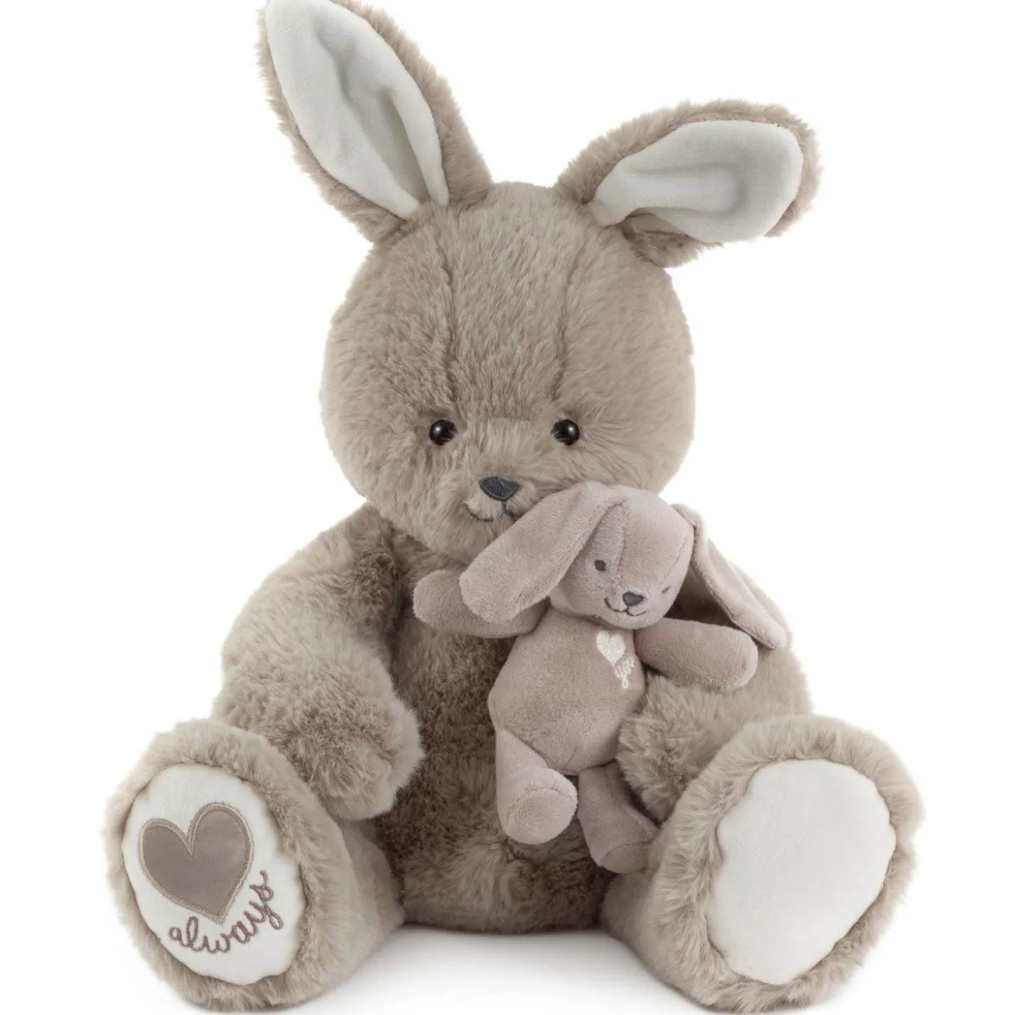 Big and Little Bunnies Plush, Set of 2