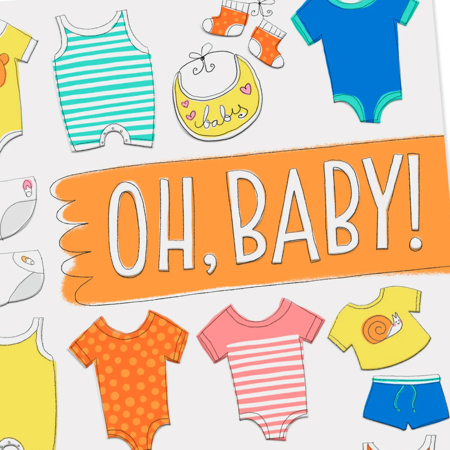 Big Congrats on Your New Little One New Baby Card