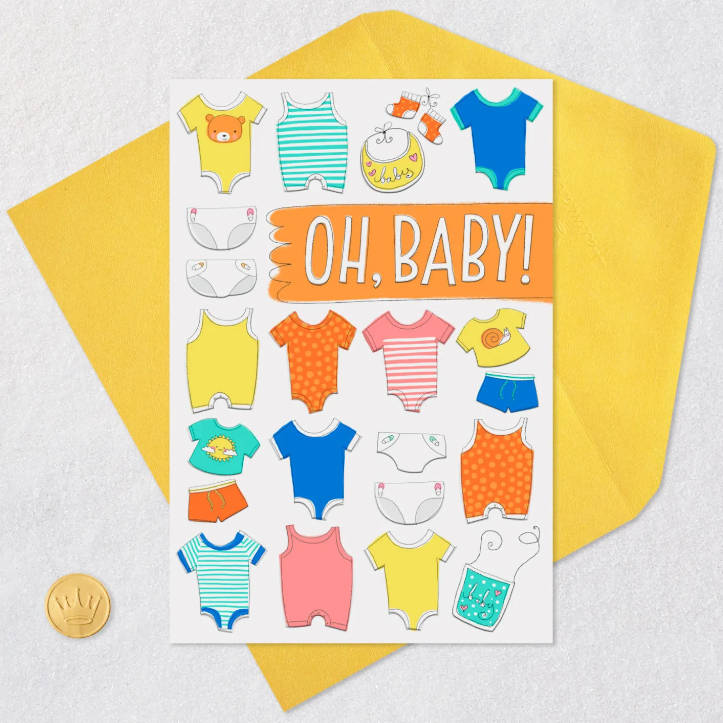Big Congrats on Your New Little One New Baby Card