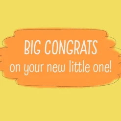 Big Congrats on Your New Little One New Baby Card