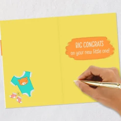Big Congrats on Your New Little One New Baby Card