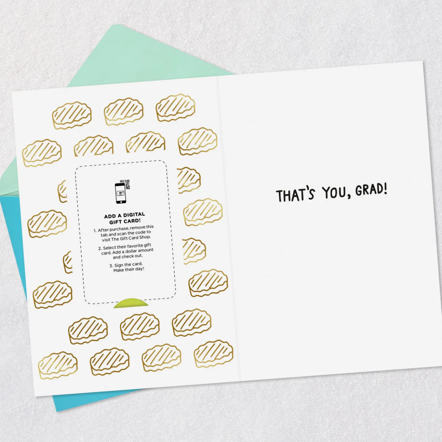 Big Dill Gift Card Greeting Funny Graduation Card