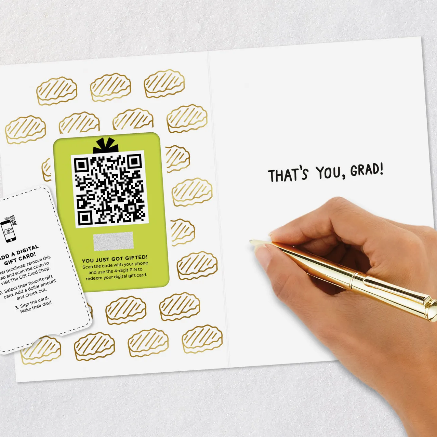 Big Dill Gift Card Greeting Funny Graduation Card