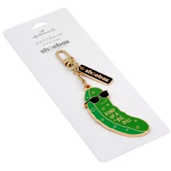 Big Dill Pickle Charm Keychain