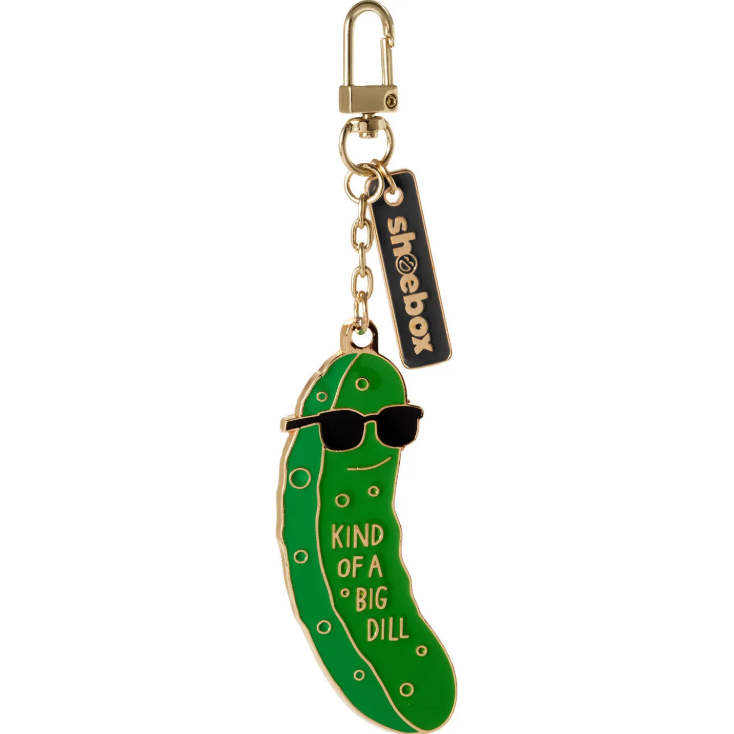 Big Dill Pickle Charm Keychain