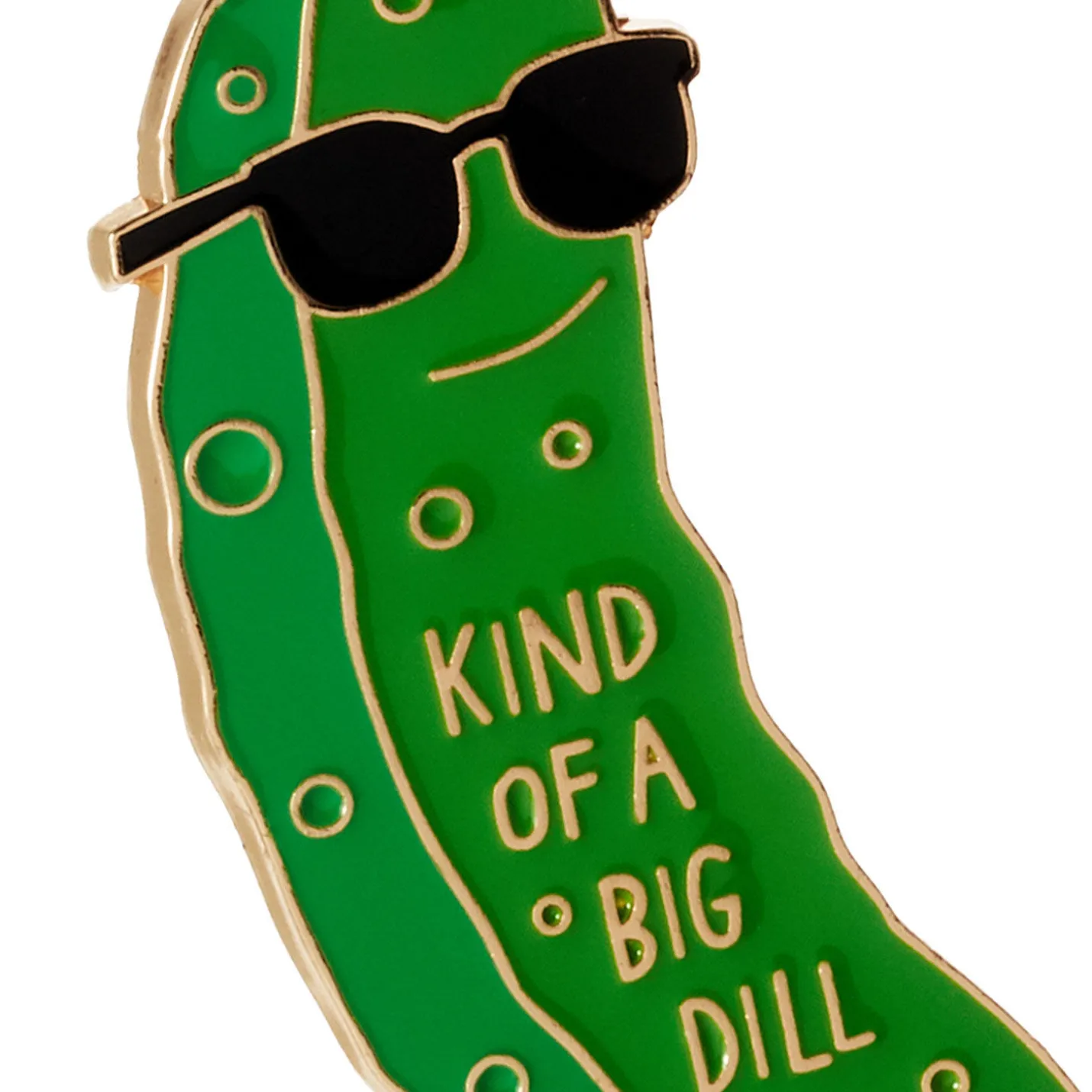 Big Dill Pickle Charm Keychain