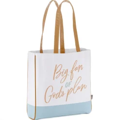 Big Fan of God's Plan Canvas Tote Bag
