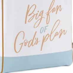Big Fan of God's Plan Canvas Tote Bag