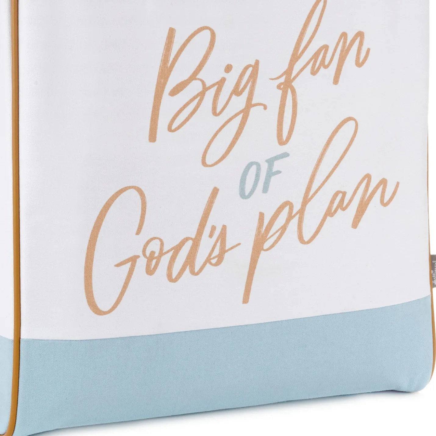Big Fan of God's Plan Canvas Tote Bag