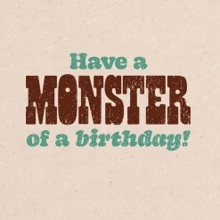 Bigfoot Funny Musical Birthday Card