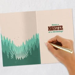 Bigfoot Funny Musical Birthday Card