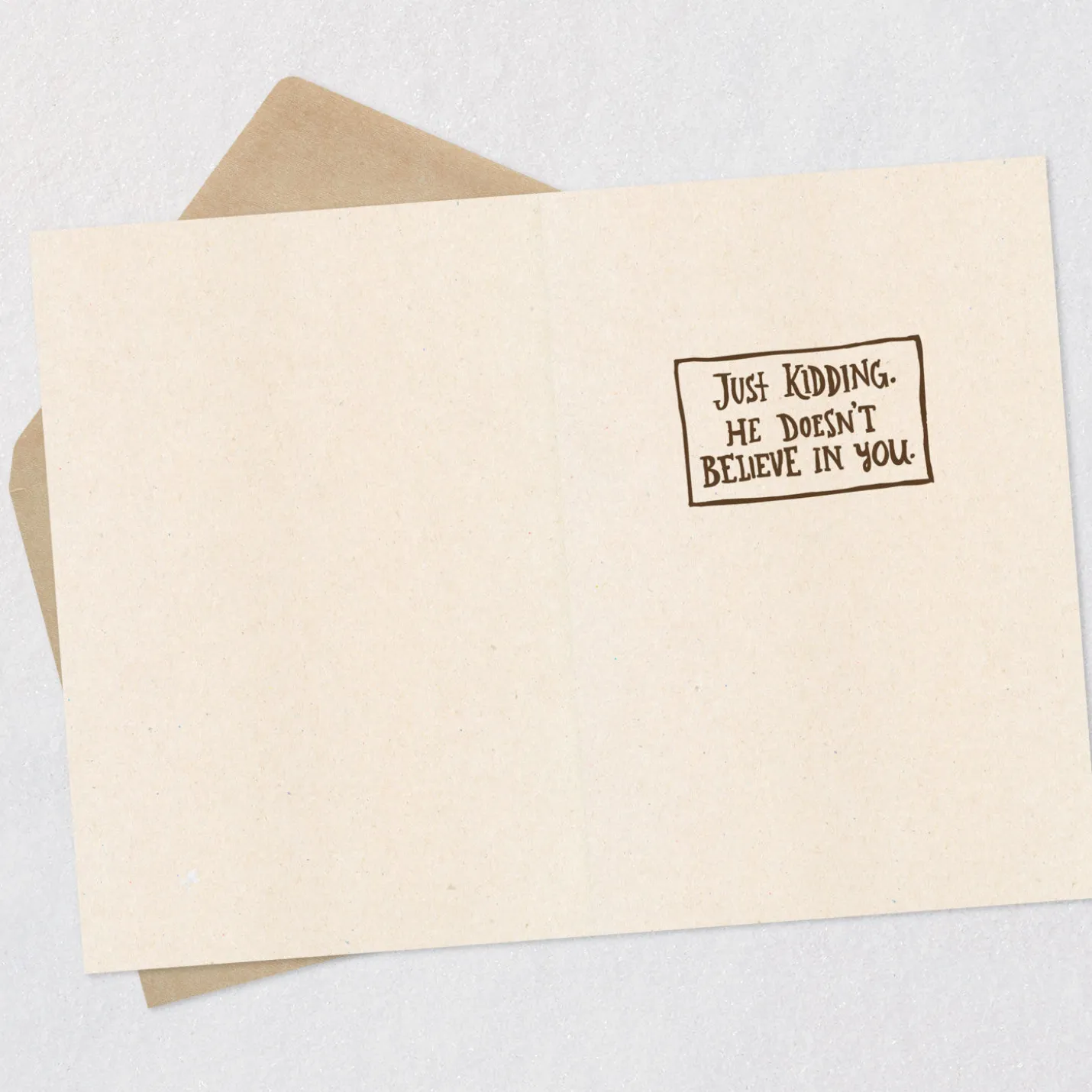 Bigfoot Wishes Funny Birthday Card