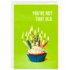 Bigger Cupcake Funny Custom Birthday Card