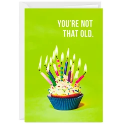 Bigger Cupcake Funny Custom Birthday Card