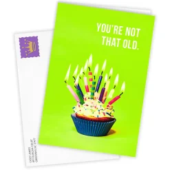 Bigger Cupcake Funny Custom Birthday Card