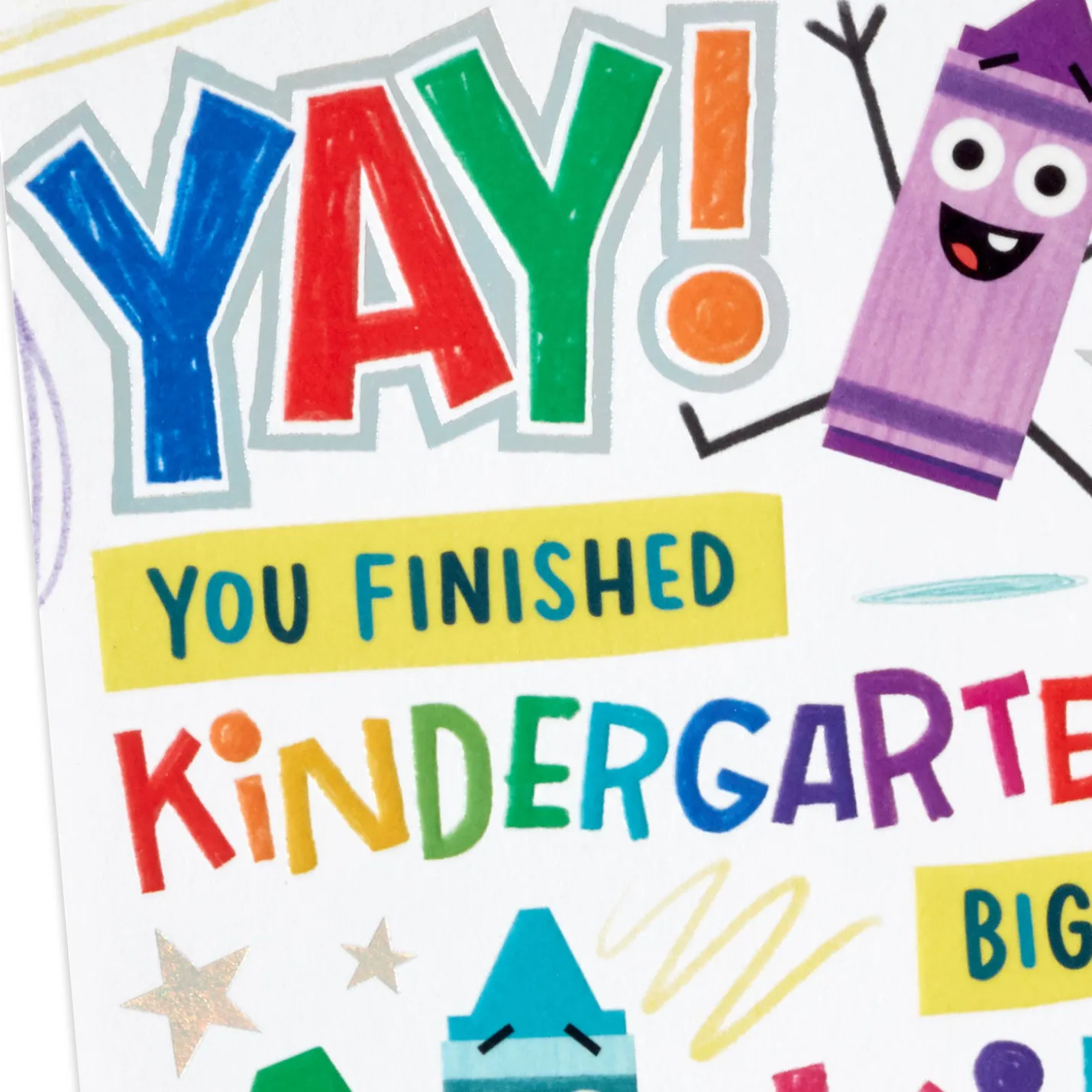 Big Kid, Big Smiles Kindergarten Graduation Card