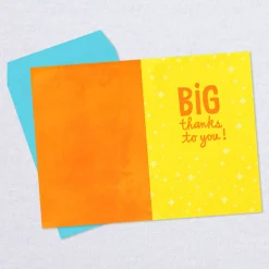 16" Big Thanks Jumbo Thank-You Card