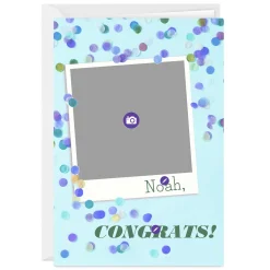Big Time Celebration Custom Congratulations Card
