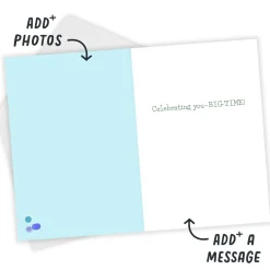 Big Time Celebration Custom Congratulations Card